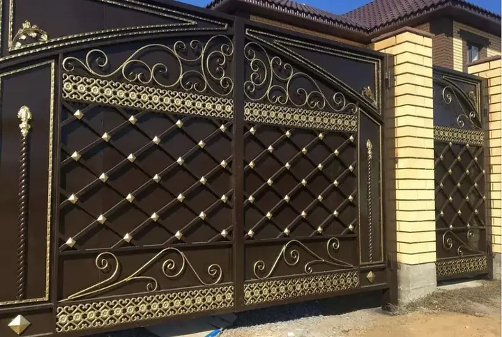 Откатные ворота, модель О-02